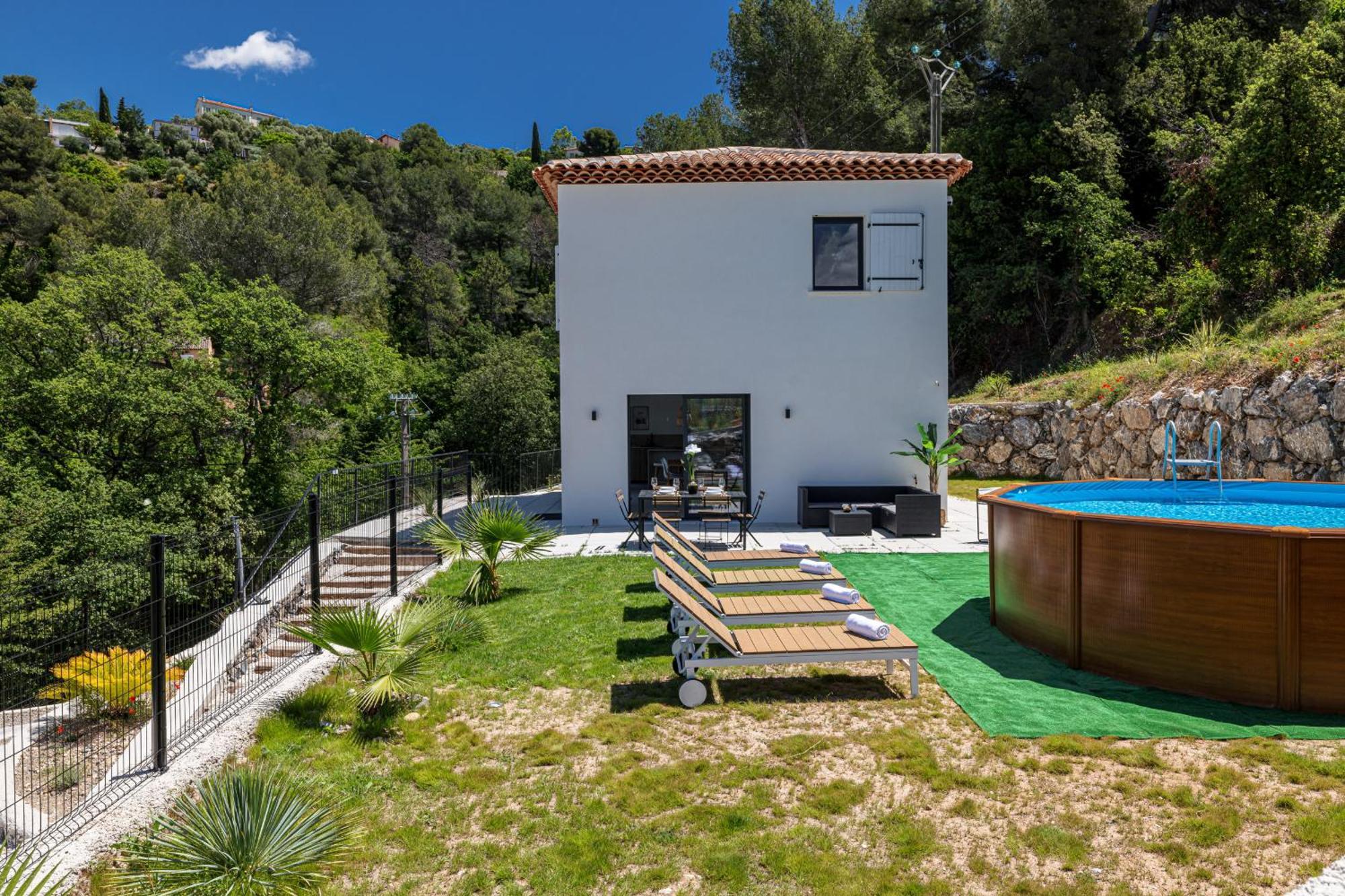 Villa Riviera - Nouveaute Entre Mer Et Montagnes Colomars Exterior foto